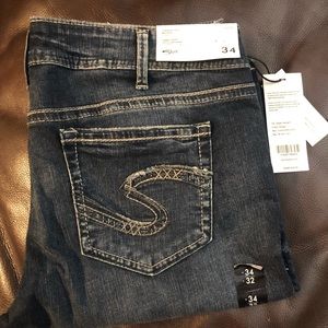 Silver brand Elyse jeans 34/32 NWT